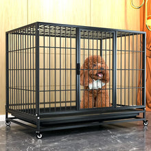Heavy-Duty Metal Dog Crate for Large Dogs, 43-Inch Kennel
