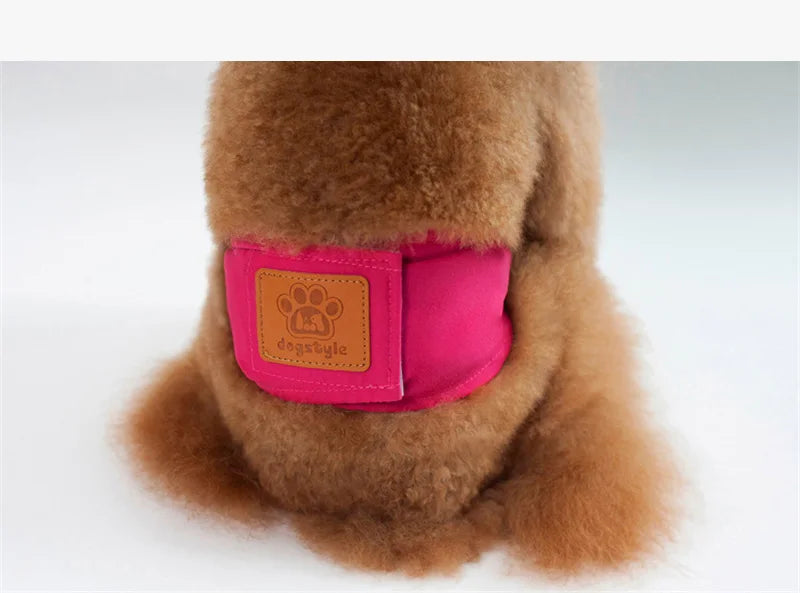 Solid Color Male Dog Diapers – Washable Cotton Dog Shorts