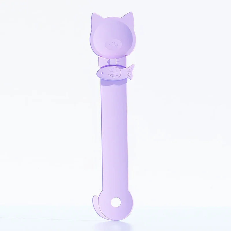 猫のしっぽの形をしたペット用給餌スプーン フードスプーン 猫用ストリップスクイーズ給餌ディスペンサー 屋内用 子犬用 子猫用 おやつ 液体フードスプーン