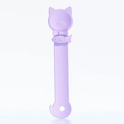 猫のしっぽの形をしたペット用給餌スプーン フードスプーン 猫用ストリップスクイーズ給餌ディスペンサー 屋内用 子犬用 子猫用 おやつ 液体フードスプーン
