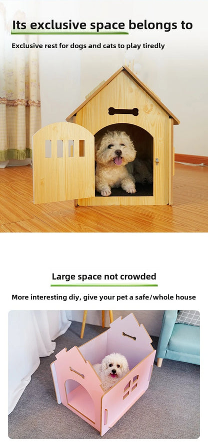 Pet House Large Space All-season Universal Removable Easy To Install Ventilation and Breathable Strong and Durable Pet Villa