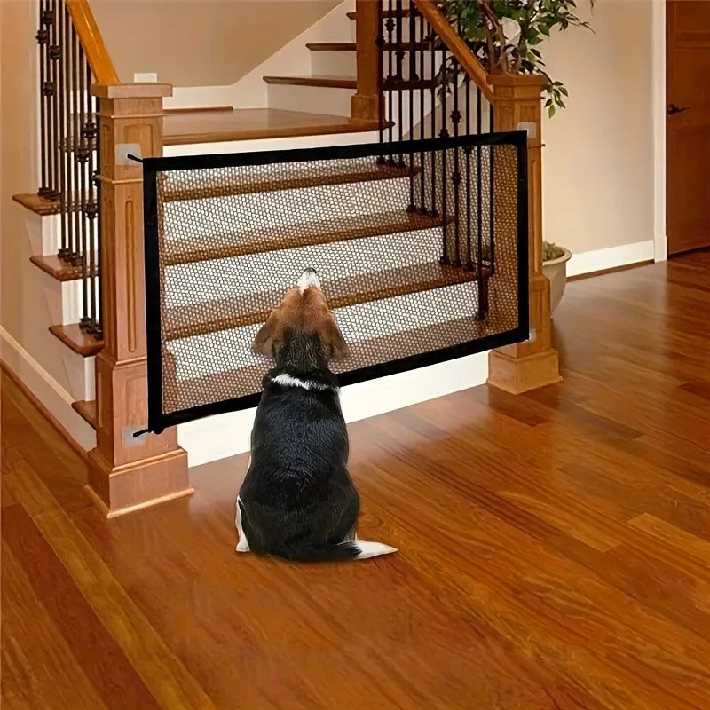 Foldable Dog Barrier Isolation Fence Foldable Indoor Dog Gate Puppy Safety Fence Dog Gate for The House Doorway Stairs