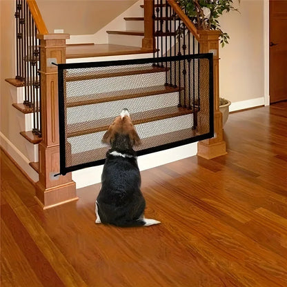 Foldable Dog Barrier Isolation Fence Foldable Indoor Dog Gate Puppy Safety Fence Dog Gate for The House Doorway Stairs