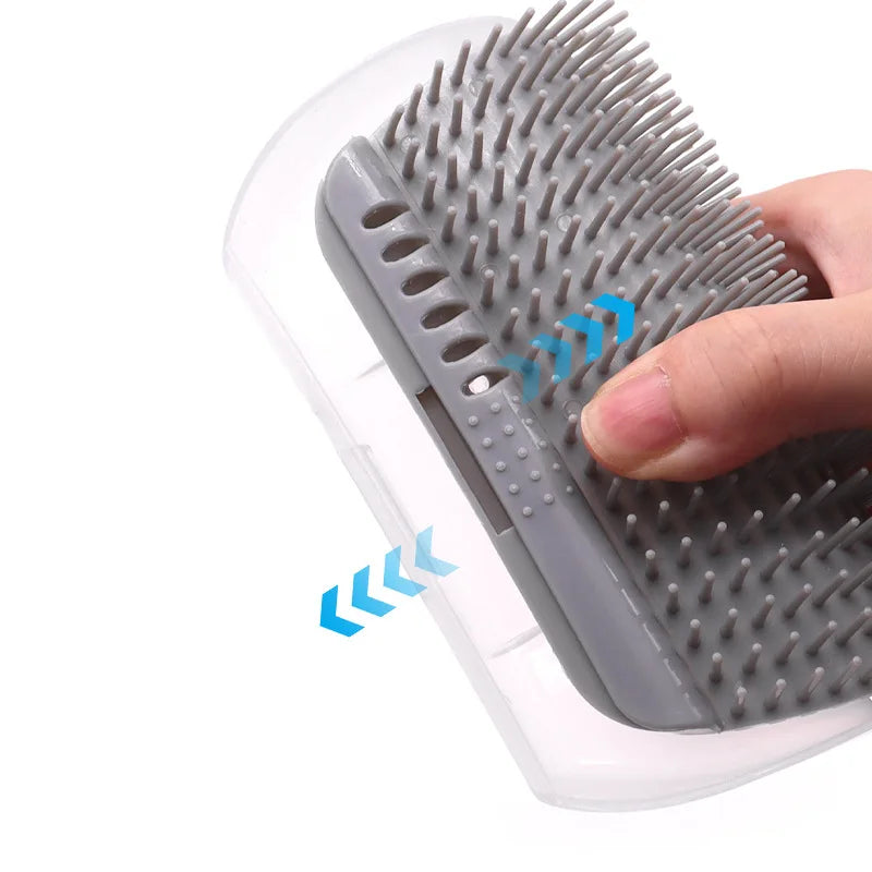 Pet Cat Corner Scrubber Massager Cat Scratching Scratching Scratcher Cat Brush Comb Massage Corner Brush Pet Supplies