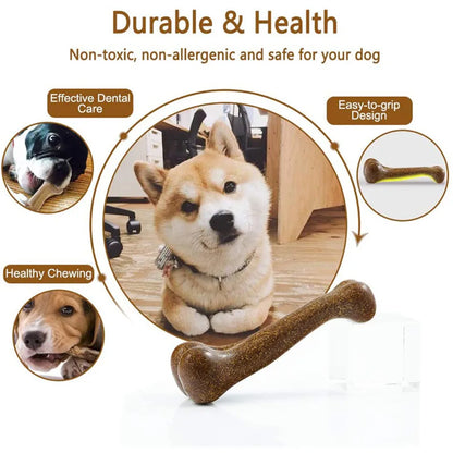 犬用骨噛みおもちゃ ほぼ壊れない天然無毒 噛みつき防止 子犬用おもちゃ 小型・中型・大型犬用 ペット用噛みゲーム デンタル
