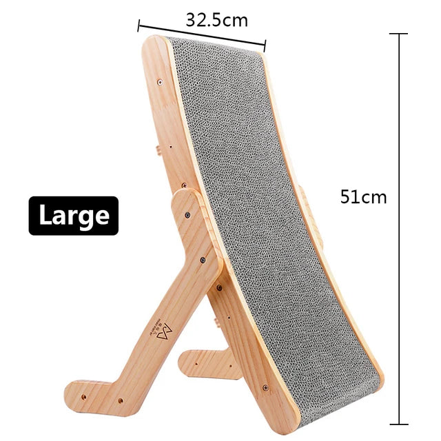 Wood Anti Cat Scratcher Cat Scratch Board Bed 3 In 1 Pad Vertical Pet Cat Toys Grinding Nail Scraper Mat Training Grinding Claw