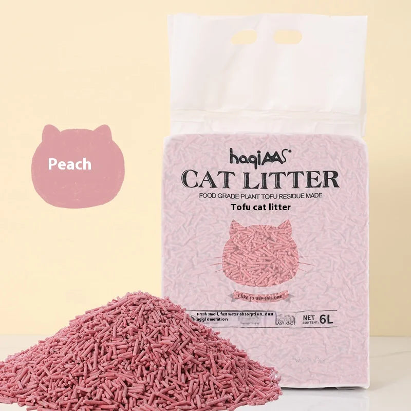 Original Tofu Cat Litter 6L Green Tea Mixed Plant Cat Litter Pet