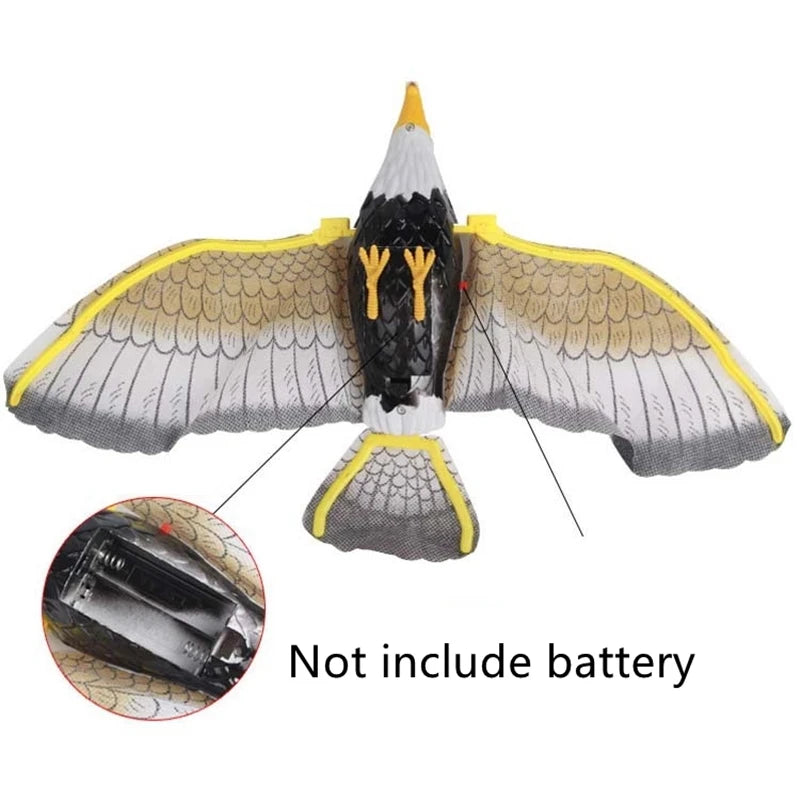 NONOR Cat Interactive Toys Simulation Bird Electric Hanging Eagle Flying Bird Cat Teasering Play Cat Stick Scratch Rope Pet Toys