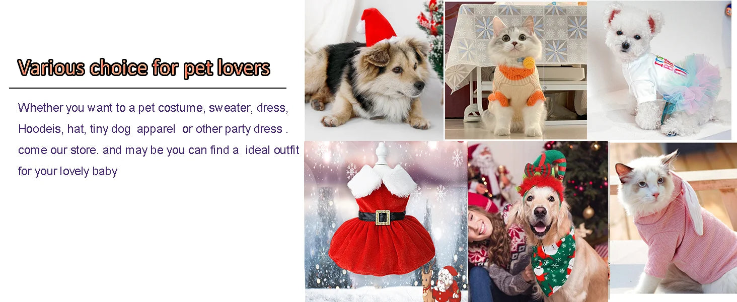 ATUBAN Christmas Puppy Reindeer Costume Xmas Dog Elk Cloak with Antlers Cat Santa Cape Christmas Dog Outfit for Small Medium Dog