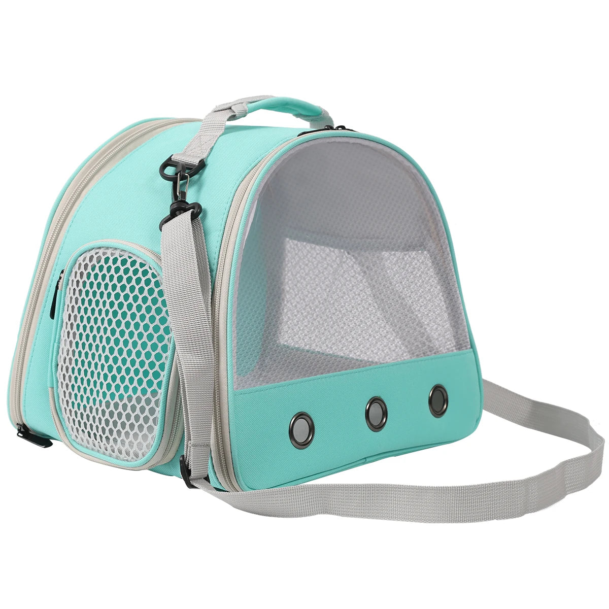 Guinea Pig Carrier Portable Clear Hamster Transport Cage Reptile Travel Bag Small Pet Rabbit Bearded Dragon Outdoor