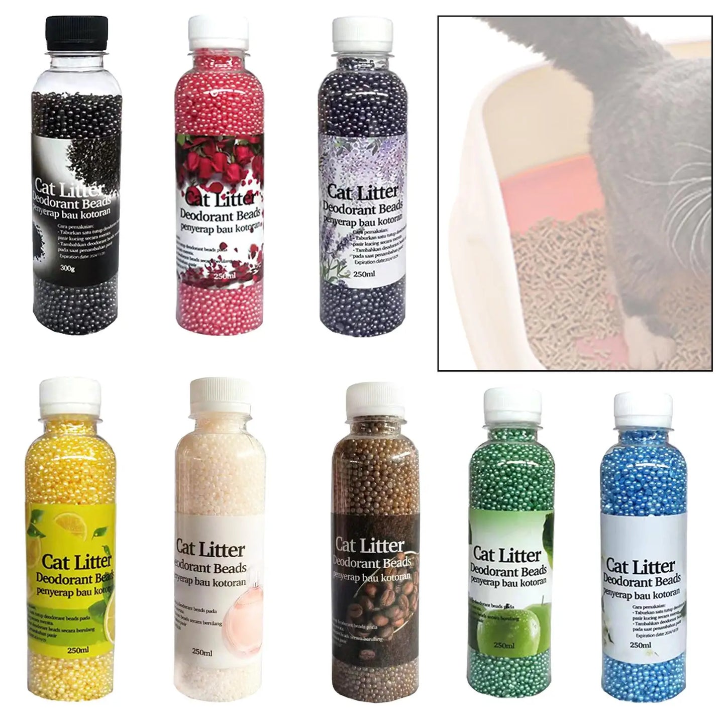 Cat Litter Deodorizer Air Purifier Cat Litter Box Odor Eliminate Urine Deodorizer for Most Types of Litter Kitty Home Room Pets