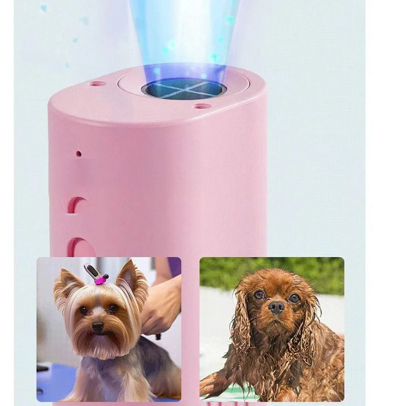 2024 Upgrade Pet hair dryer neck hanging portable high-power silent energy-saving beauty hair pulling machine