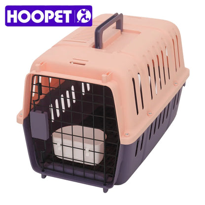 HOOPRT Pet United Airlines Air Box Can Be Shipped Box Cat Out Portable Car Dog Crate Small Dog Air Transportation Cat Cage