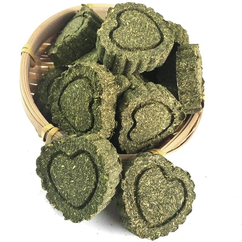 倉鼠磨牙蛋糕餅乾動物兔子豬磨牙咀嚼玩具天然絲瓜絡清潔絲瓜絡片小寵磨牙零食