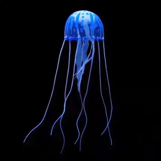 Artificial Vivid Jellyfish Silicone Fish Tank Decor Aquarium Decoration Ornament Silicone Material Odorless Aquatic Landscape