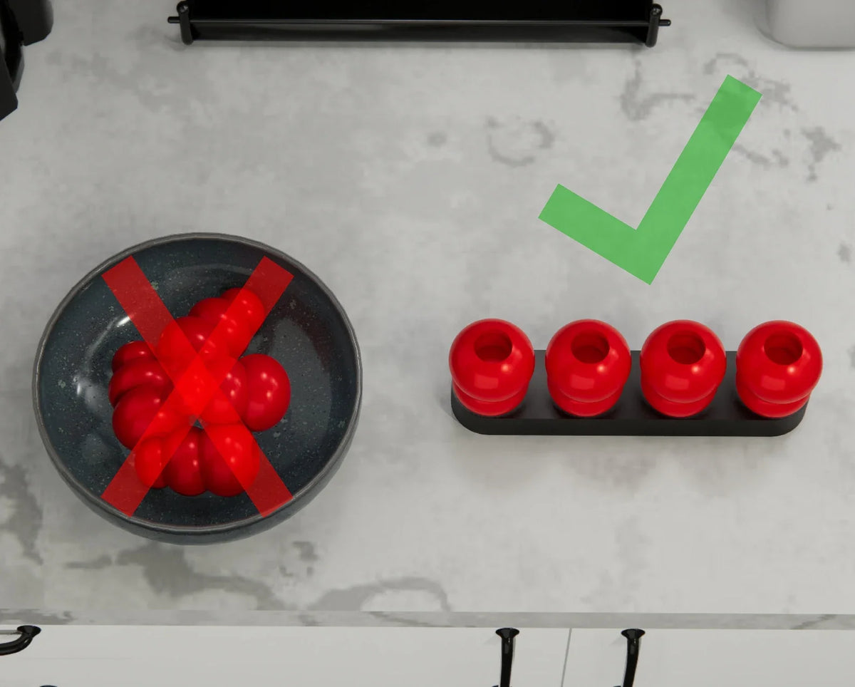 Kong Freezer Holder With Built In Plugs Kong Stand Dog Enrichment （Only Holder No KONG）