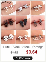 Stainless Steel Origami Cat Necklaces Lovely Animal Kitten Jewelry Cat on the Moon Pendant Necklace Women Bijoux Collane