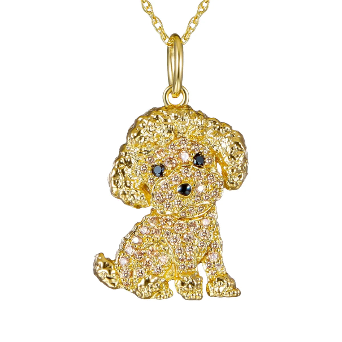 Exquisite and Cute Schnauzer Dog Pendant Necklace for Women Elegant Pet Puppy Jewelry Animal Accessories