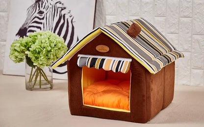 Soft Indoor Pet Tent House for Small to Medium Dogs & Cats