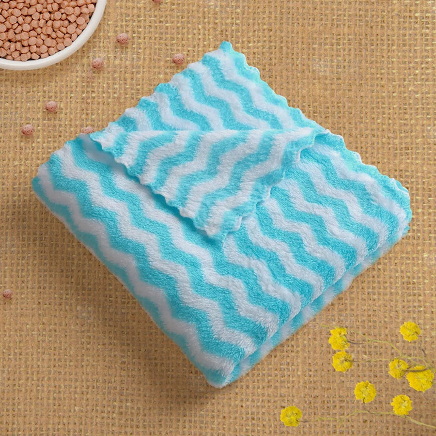 Pet absorbent towel, dog bath towel, strong quick drying large thick bath towel, cat specific bath towel