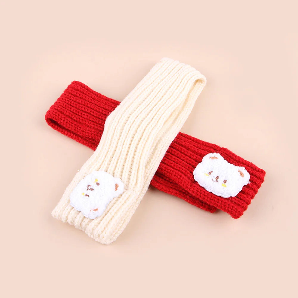 Winter Warm Puppy Dog Cat Scarf Christmas Cute  Pet Accessories for Small Medium Dogs Poodle Yorkshire Scarves mascotas Products