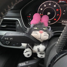Cute Cat Plush Doll Creative Gift Car Windshield Wiper Decorations Home Decoration Accessories Home Desk Ornament