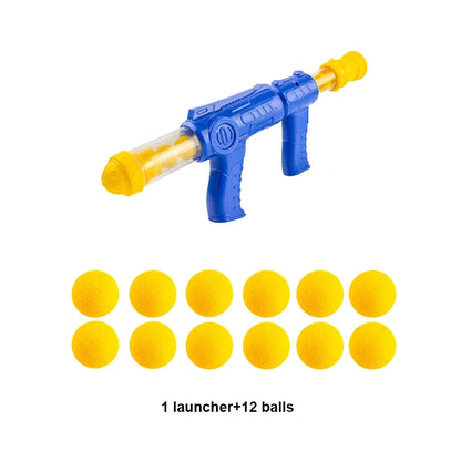 Interactive Cat Toy Ball Dog Aerodynamic Shooter Cats Game EVA Soft Bomb Launcher Kitten Toys Launch Training Children Pet Gift