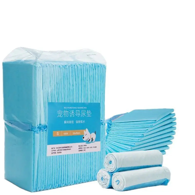 Dog Training Pee Pads – 20–100pcs Absorbent Pet Diapers