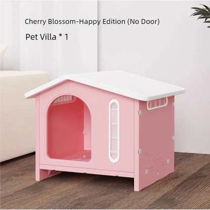 All-Season Plastic Dog House for Indoor & Outdoor Use