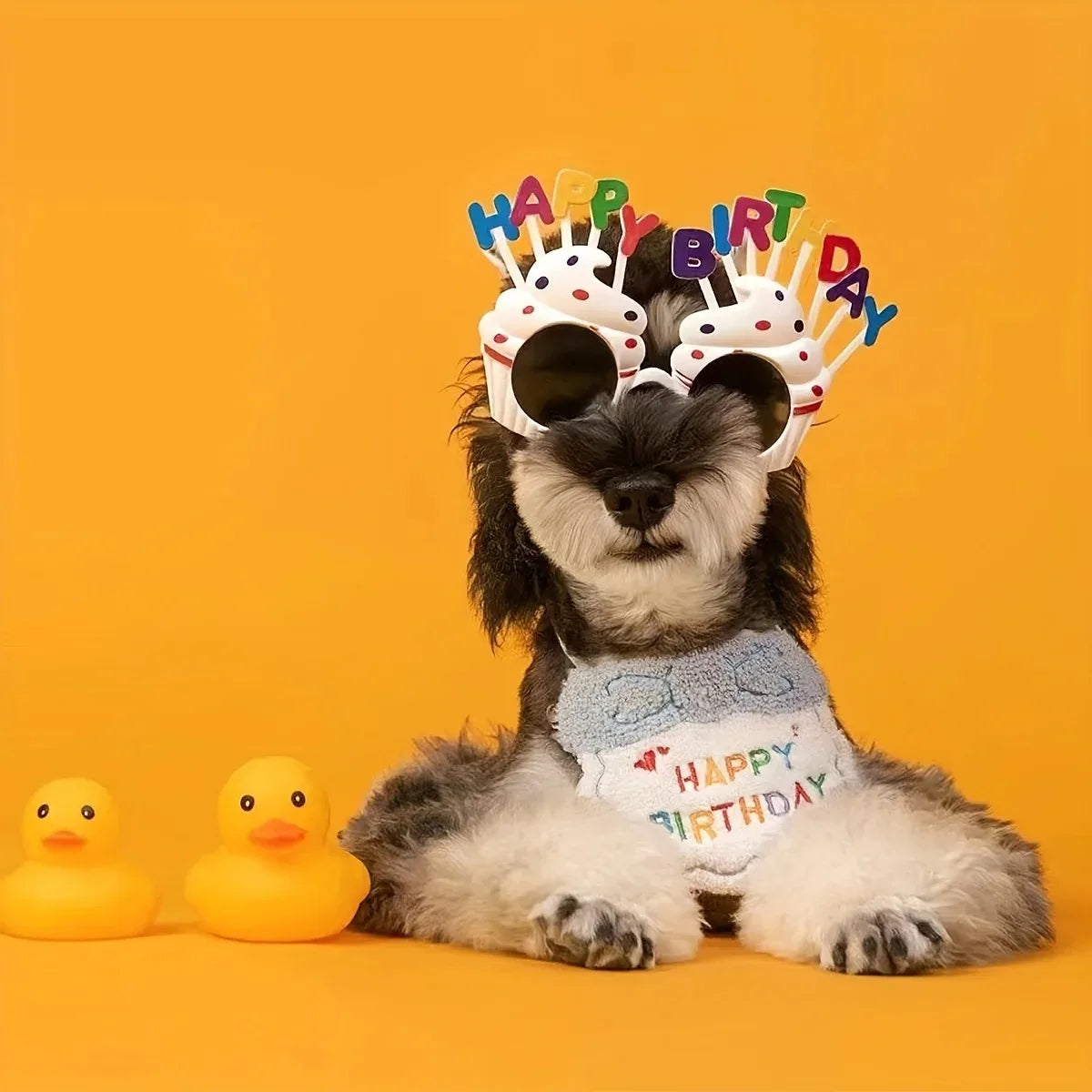 Make Your Pet's Birthday Special with this Adorable Dog Birthday Hat & Bandana Set!