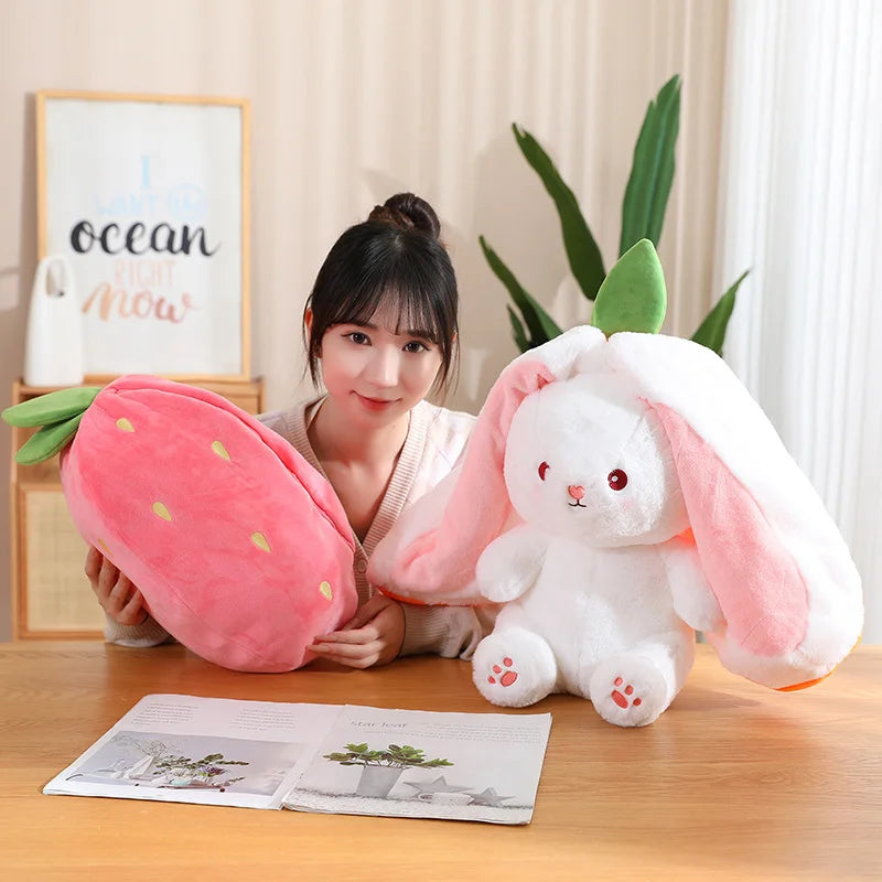 35cm Creative Funny Doll Carrot Rabbit  Toy Stuffed Soft Bunny  Toys for Kids Girls Birthday Gift