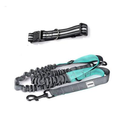New Retractable Dog Walking Bag Adjustable Reflective Puppy Training Pouch Outdoor Hands Free Waist Bag Running