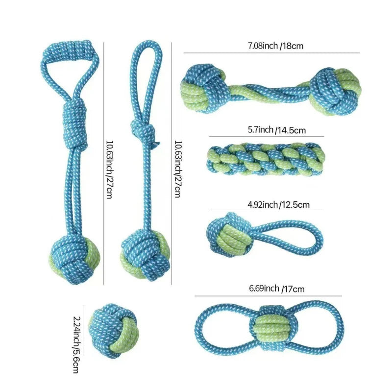 Wint Dog Cotton Rope For Relieving Boredom Grinding Toys Iarge And Medium-Sized Puppy Toys Dog nteractive Anti Bite Tug of War