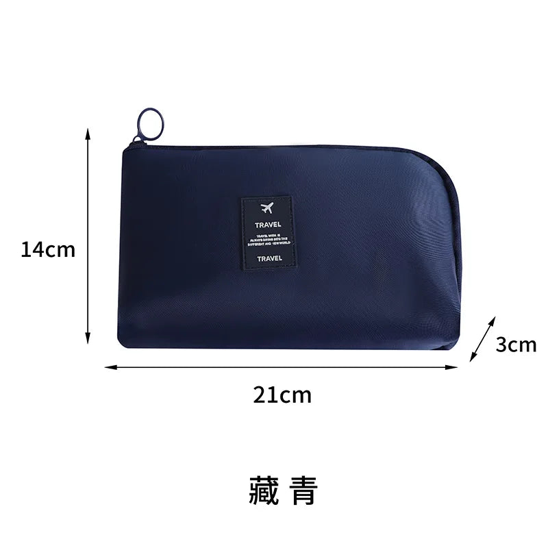 Travel Accessory Cable Bag Portable Digital USB Electronic Organizer Gadget Case Travel Cellphone Charge Mobile Charger Holder