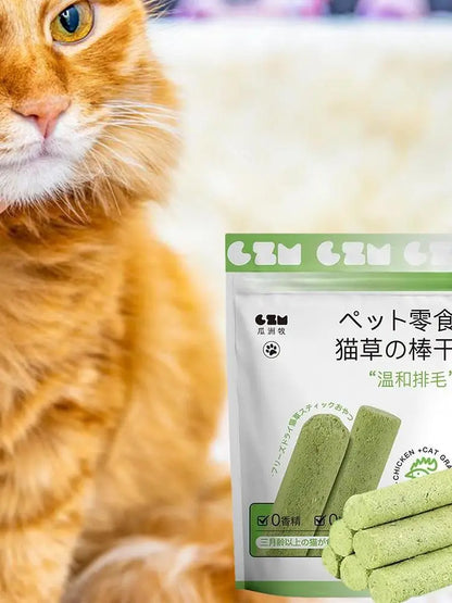 貓草棒貓草咀嚼棒天然牙齒清潔劑去除排骨幼貓寵物零食牙齒護理幼貓口腔健康