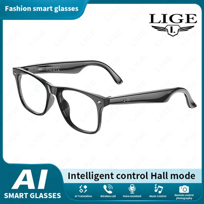 Smart Glasses Camera Remote Shoot Bluetooth Call Music Stereo Mic Men Touch Sunglasses AI Voice Assistant For Android IOS Phone