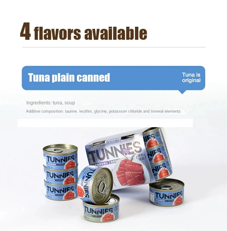 New Snacks Canned Cat Main Food Jar Gollum Sauce Steamed Chicken Breast Nutrition Hydrating Gill Wet Food