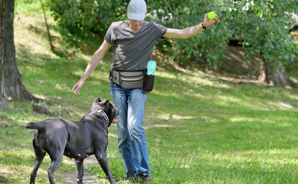 Dog Treat Pouch for Training Outdoor Dog Treat Pouch Training Feeding Bag Large Capacity Pet Trainer Reward Waist Bag Dog Supply