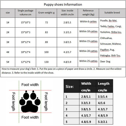 滑り止め加工の暖かい犬用シューズ - ふわふわの冬用ペットブーツ