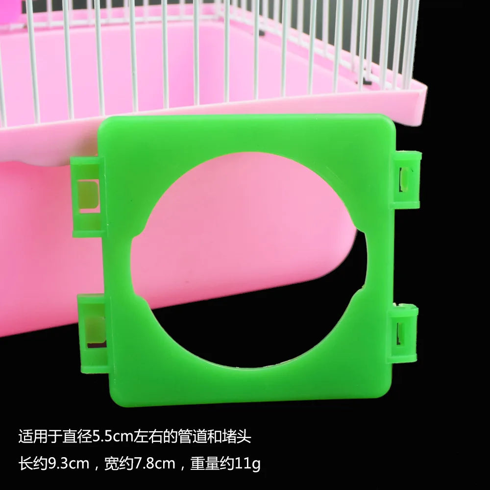 Cute DIY Hamster Tunnel Toy Pet Sports Training Pipeline Transparent Runway Toy Pet Hamster Game for Small Animal Accessories