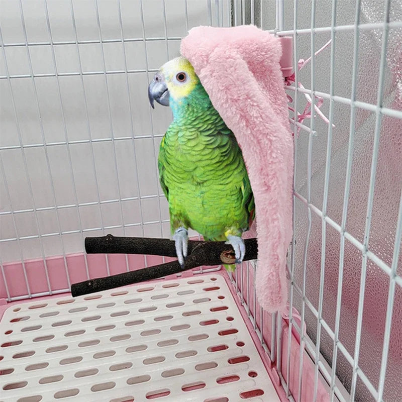 Warm Bird Hammock Shawl Nest Corner Parrot Blanket Windproof Pet Small Animal Hanging Tent Cage Decoration гамак для попугая