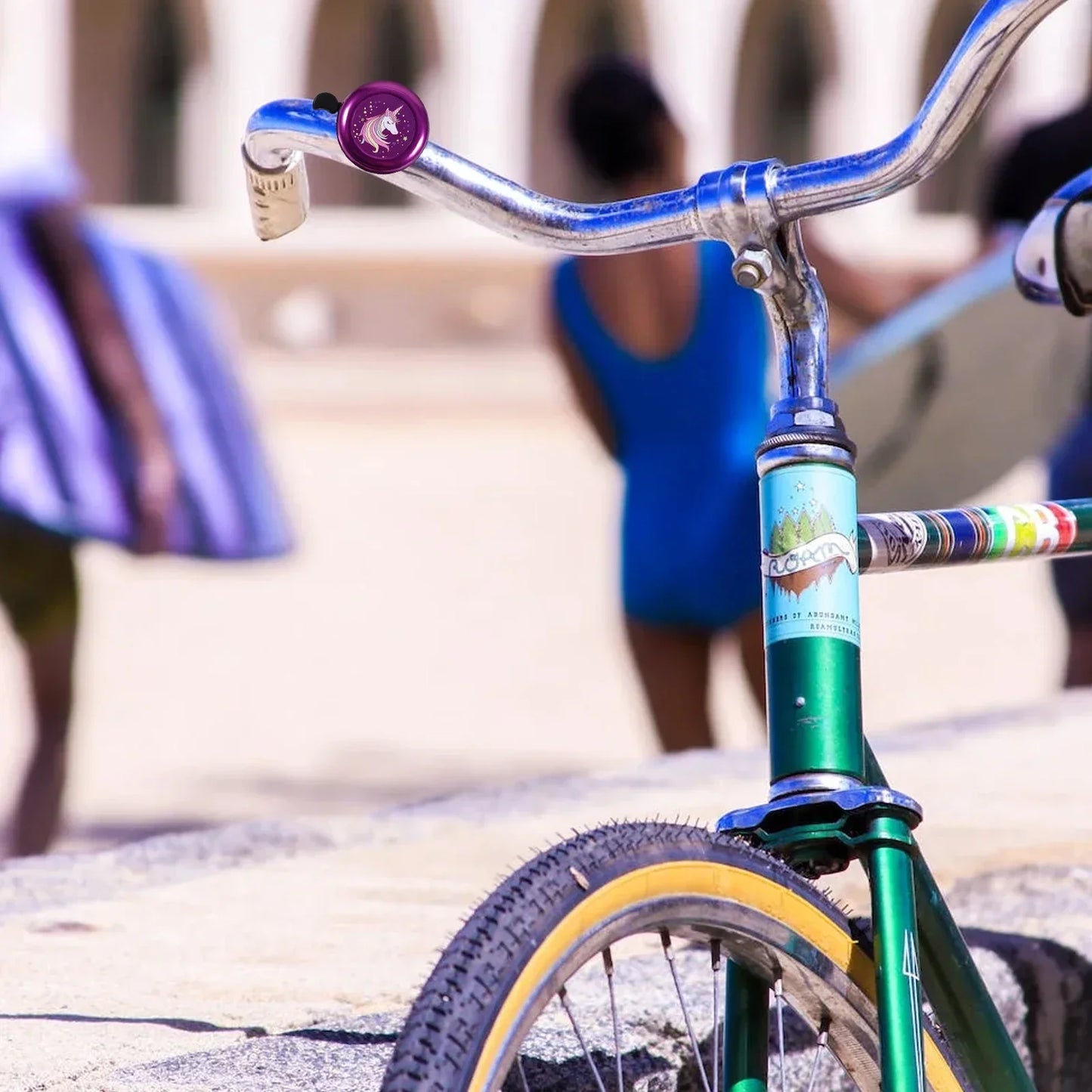 Clear Handlebar Bell Kids Bike Cartoon Bell Loud Warning Alarm Clear Sound Kid Bike Ring Bell Safety Cycling Accessories