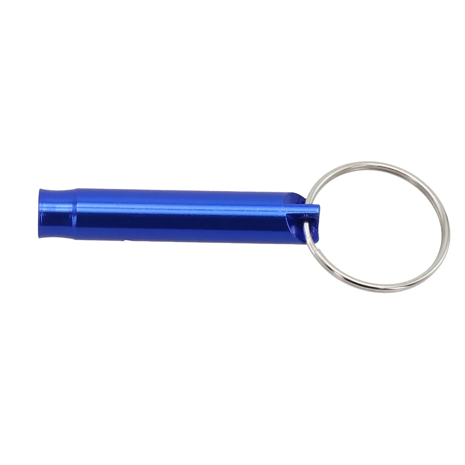 Hiking Keychain Whistle Outdoor Training 45*8mm Aluminum Alloy Distress Helper Mini For Birds For Training Pets