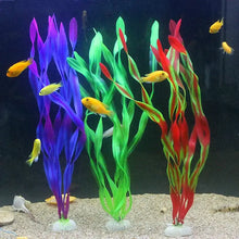 5/10 件裝塑膠水族箱植物魚缸裝飾人造海藻水草水下植物適用於水族箱裝飾
