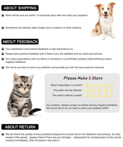 Pet Wipes for Cats & Dogs – Deodorizing, Gentle, Tear-Free