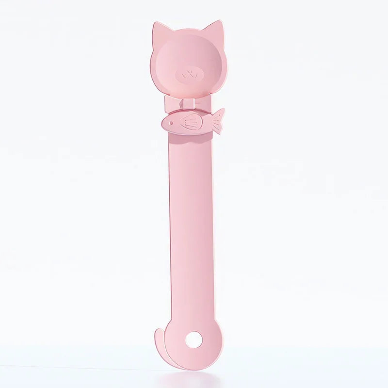 猫のしっぽの形をしたペット用給餌スプーン フードスプーン 猫用ストリップスクイーズ給餌ディスペンサー 屋内用 子犬用 子猫用 おやつ 液体フードスプーン