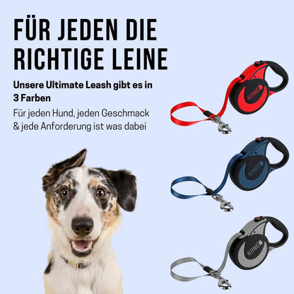 Kong Ultimate Retractable Dog Leash, Extra Large, 16ft/5m ,150lbs/70kg