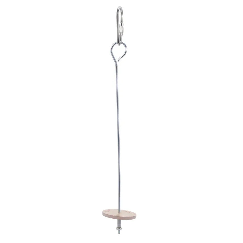 New Bird Toy Skewer Fruit Spear Hanging Holder Pet Parrot Parakeet Small Animal Stainless Steel  Parrot Stainless Steel Toy Fork