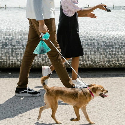 Biodegradable Dog Poop Bags with Silicone Clip Holder