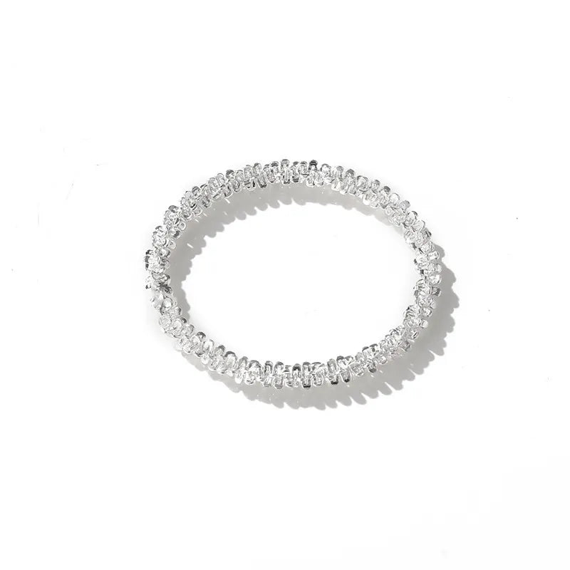 New 2024 Minimalist Thin Rings For Women Wedding Brilliant Cubic Zircon High Quality Versatile Female Finger Ring Jewelry Gifts